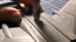 Этап сборки модели самолёта Ту-104!