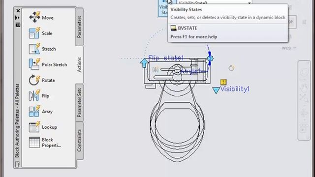 Creating Dynamic Blocks in AutoCAD - myCADsite.com смотреть онлайн