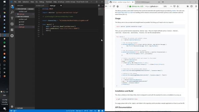 Emitter: Creating a simple Pub/Sub client in Go смотреть онлайн