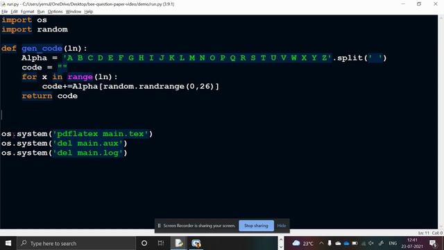2.2 Creating multiple exam files from a common template using python смотреть онлайн