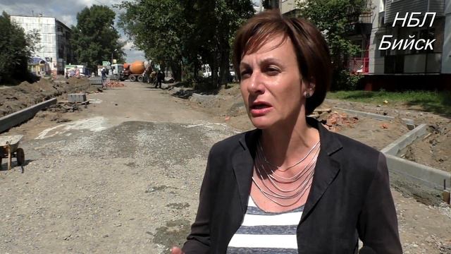 Депутат АКЗС Татьяна Ильюченко о дорожных работах в Бийске 2.08.17. смотреть онлайн