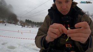 Ловля ФОРЕЛИ СО ЛЬДА на резину. Рыбалка с #OnlySpin