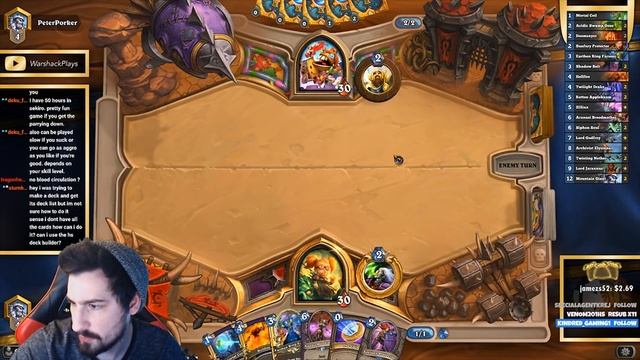 Hearthstone: Hand Warlock Deck Guide - Rise Of Shadows смотреть онлайн