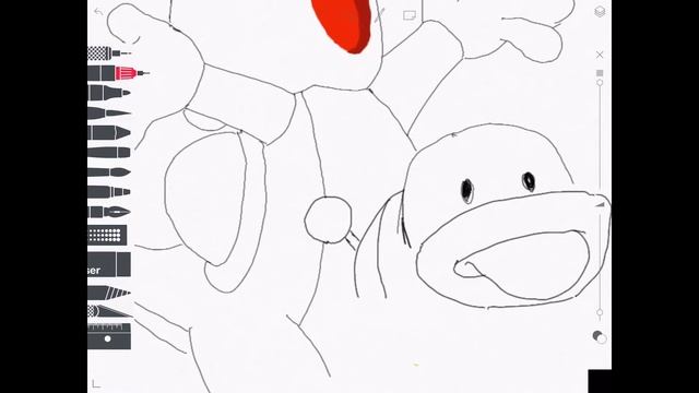 Drawing Yoshi on iPad (Yoshi‘s Crafted World Cover Art) смотреть онлайн