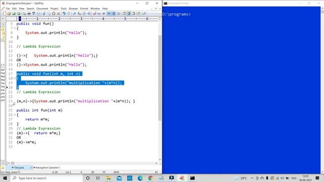 Lambda Expression in Java смотреть онлайн