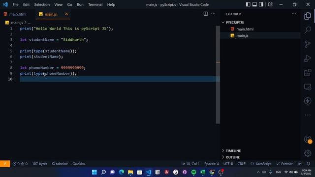 Run python in browser ? | pyScript.js смотреть онлайн