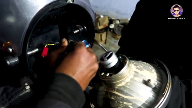 Night Eye LED headlight H4 royal Enfield смотреть онлайн