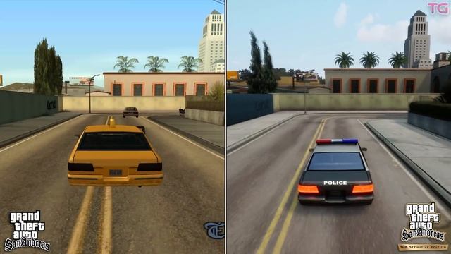 GTA San Andreas : Remastered vs Original - Graphics Comparison смотреть онлайн