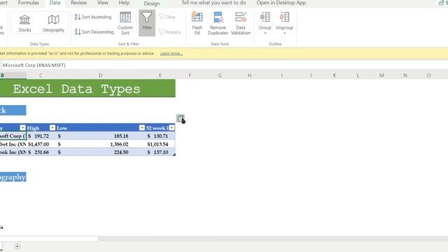 Excel Data Types | Very Useful Feature | смотреть онлайн