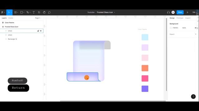 Create a frosted glass icon in Figma, in 5 mins ⌛ смотреть онлайн