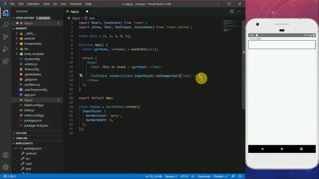 React Native tutorial for beginner | Part 11 State and Props [hindi] | 2020 смотреть онлайн