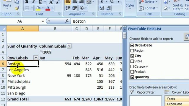 Excel Pivot Table Grouping смотреть онлайн
