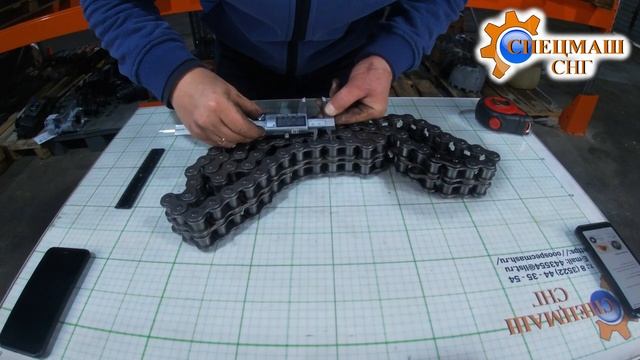 Цепь 2ПР-25,4-114 двухрядная приводная роликовая смотреть онлайн