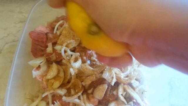 Рецепт: Шашлык из свинины в гранатовом соке смотреть онлайн