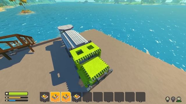 Finishing the Mega Parking Lot and Working on the Base Wall! (Scrap Mechanic Survival Ep.35) смотреть онлайн