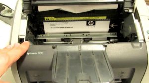 Устранение замятия бумаги в принтере на примере  HP LaserJet 1010