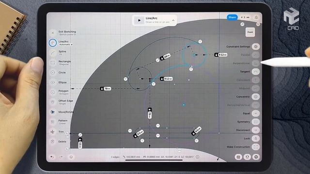 Modeling a Bike Helmet on the iPad | Shapr3D смотреть онлайн