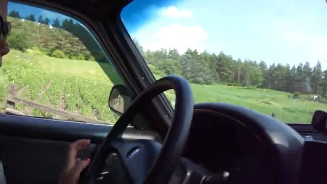 Русланка 15 лет за рулём с.Ренев от трассы Тернопольская обл. Украина 2013 г.