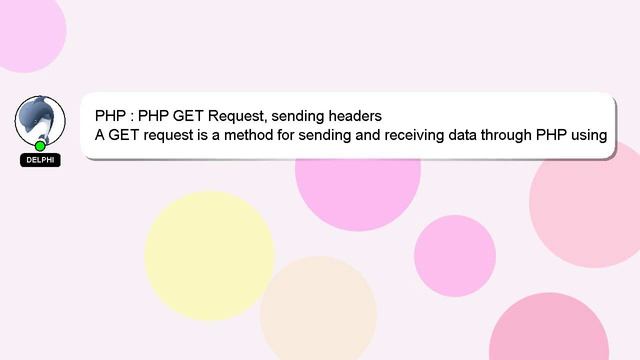 PHP : PHP GET Request, sending headers смотреть онлайн