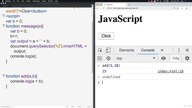 javascript | JavaScript tutorial for beginners 12 - function | fast tutorial On Point 2020 смотреть онлайн