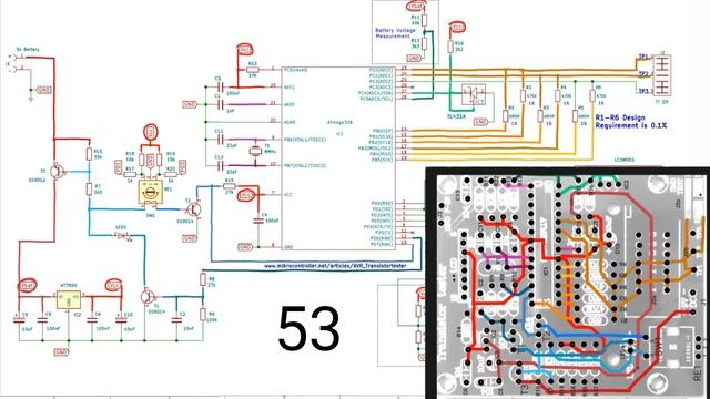 GM328 Complete Retrace and Schematic AVR Transistor Tester Little t ST7565R GLCD смотреть онлайн
