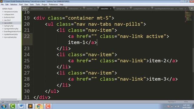 Navs In Bootstrap 4 In Hindi | Part-19 смотреть онлайн