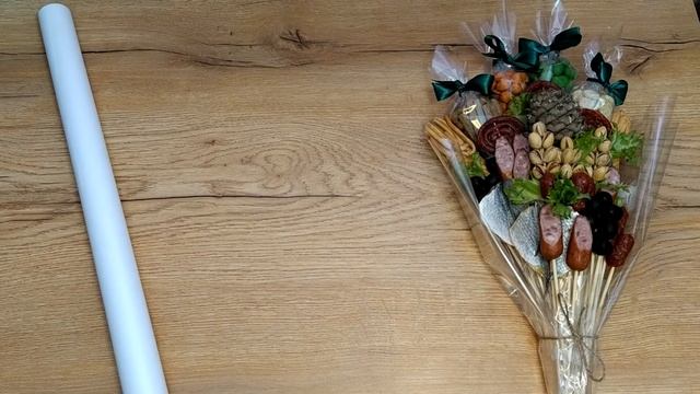 Упаковка букета. 3 вида упаковки. Съедобный букет. смотреть онлайн