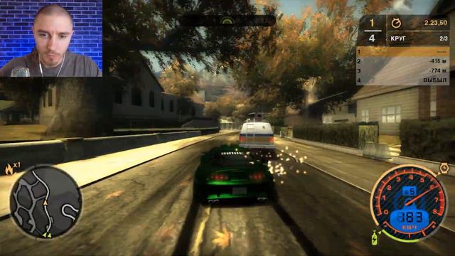 ПОШЛИ НАУЧУ УХОДИТЬ ОТ ПОГОНИ В NFS MOST WANTED смотреть онлайн