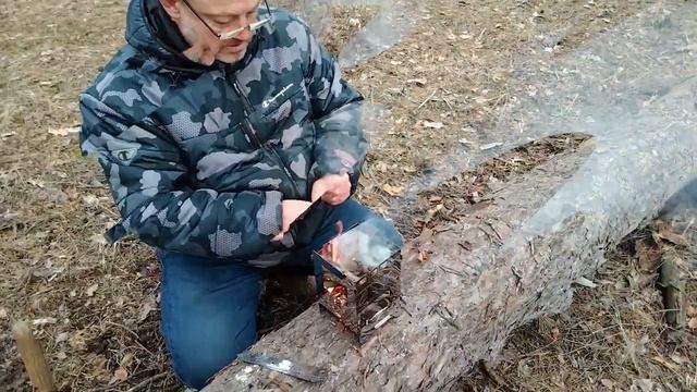 Испытываем Печку-щепочницу Бушбокс в размере L, от фирмы ФБС. смотреть онлайн