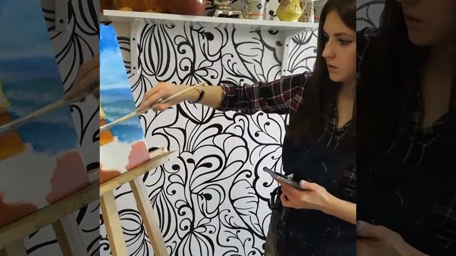 Парусник. Живопись маслом. Картина за 1 день. kulikova.pro смотреть онлайн