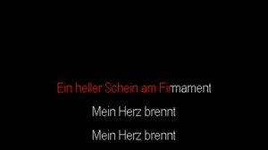 RAMMSTEIN - Mein Herz Brennt (Piano) (KARAOKE)