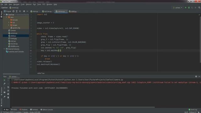 OpenCV Video Capturing Error : CvCapture_MSMF::initStream Failed to set mediaType смотреть онлайн