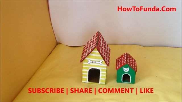 domestic animals shelter model making using cardboard and waste materials | diy | howtofunda смотреть онлайн