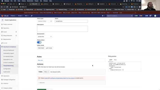 Walkthrough Cilium and NetworkPolicies with cluster integration, GMA v2 and minikube. смотреть онлайн