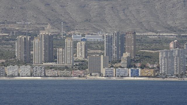 Панорама Бенидорма, Испания (2) смотреть онлайн