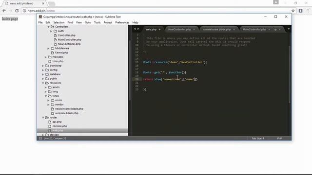 08 Laravel 5.3 - Create View смотреть онлайн