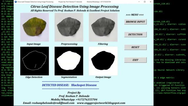 Citrus Leaf Disease Detection Using Image Processing || With Source Code || Python OpenCV Project смотреть онлайн