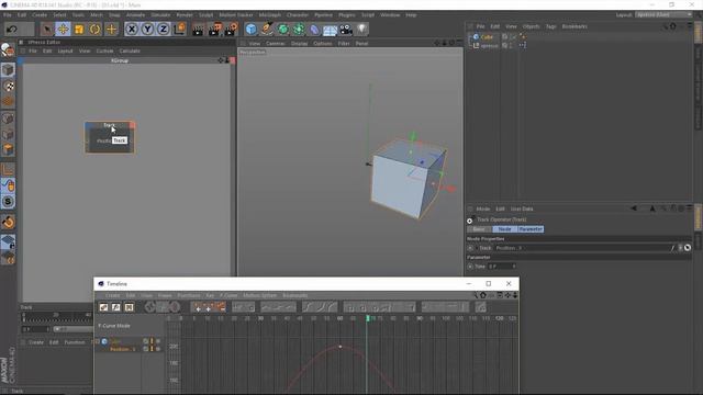 C4D Tutorial | Xpresso tag | Track Node смотреть онлайн