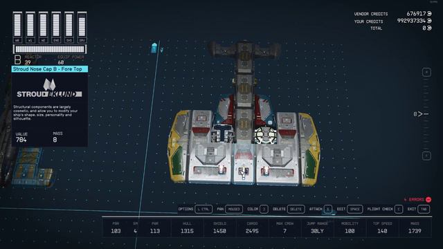 Starfield Bounty Hunter Ship Build - The 'Mjölnir' - B-Class