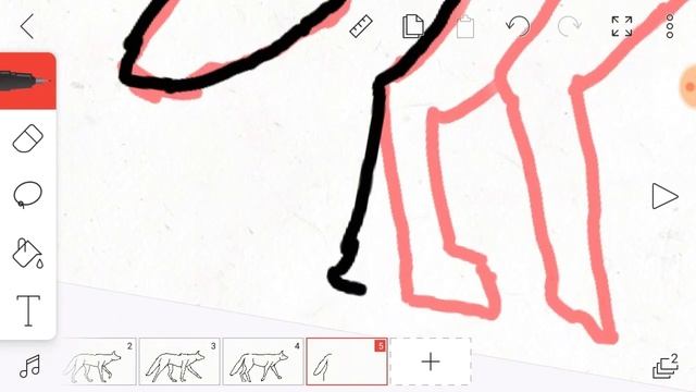 FlipaClip Animation Tutorial Flipaclip How To Draw A Wolf In Flipaclip.. Как рисовать в Flipaclip
