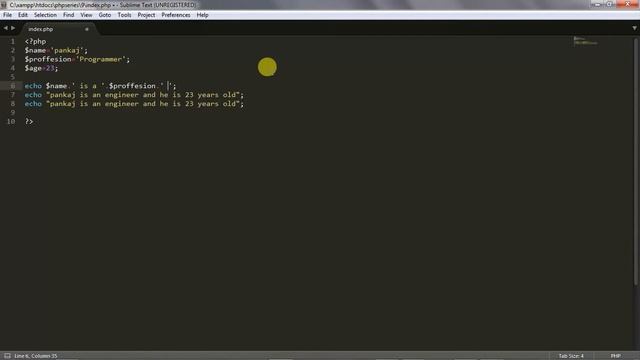 coding in php (Hindi) - 9. Concatenation in php. смотреть онлайн