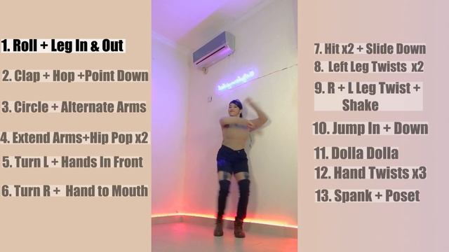 LISA - 'MONEY' Dance Tutorial | Mirrored + Slowed смотреть онлайн