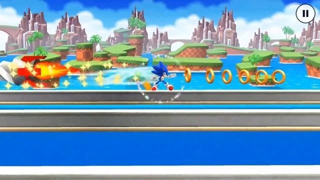Sonic Runners Adventure Green Hill Level 11 Walkthrough Gameplay Android/iOS смотреть онлайн