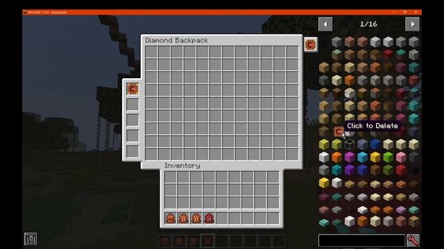 Sophisticated Backpacks 1.16.4 Forge Mod Overview Part 1 смотреть онлайн