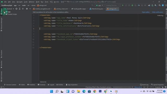 Replace google service json file in Android Studio Project смотреть онлайн