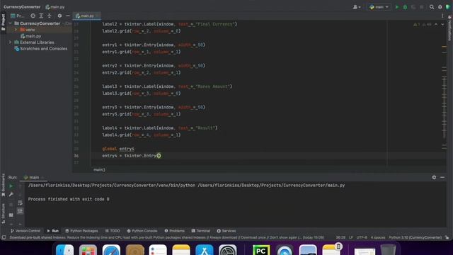 Python Beginners Project Tutorial Part 2 GUI - How we can convert currencies using Pyhon. смотреть онлайн
