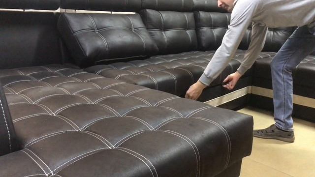 Диван УЮТ угловой с оттоманкой смотреть онлайн
