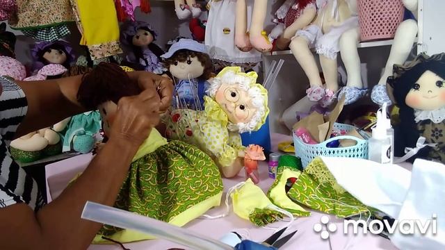 BONECA JUJU NO PORTA PANO DE PRATO - FAÇAM E VENDAM - MOLDE GRÁTIS смотреть онлайн