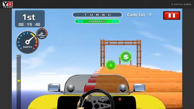 Play game Roller Rider - Speed on each road segment смотреть онлайн