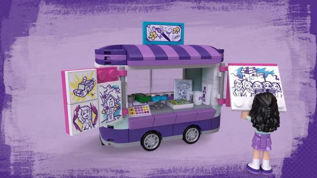 Emma’s Art Stand 41332 – LEGO Friends – Product Animation